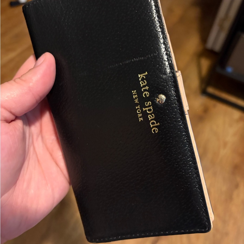 Kate Spade Black Clutch Wallet